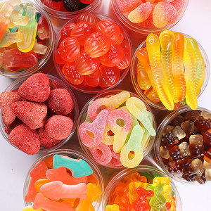 Fabricant de bonbons gélifiés OEM/ODM Halal en forme de mangue pelée, sucrés et acidulés, personnalisables - Product Image 5