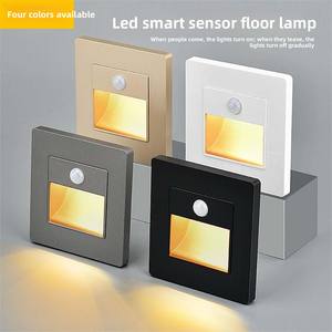 Lámpara LED Inteligente con Sensor de Movimiento para el Hogar, Luces LED con Sensor de Movimiento, AC 110V-240V, Lámpara de Pared Empotrada para Escaleras, Dormitorio, Nocturna - Product Image 2