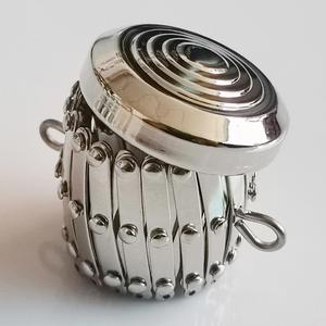 Cadre de sac à main extensible de taille ouverte accessoire de sac de bricolage avec cylindre et boucles rétractables - Product Image 3