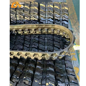 Cadena de goma personalizada para excavadora, para quitanieves, cosechadoras y trepadoras de escaleras, para piezas de excavadora usadas - Product Image 5