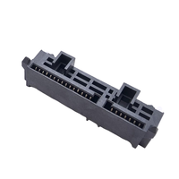 Connecteur Soulin SATA 7+15 broches H12.0 sous carte avec double pôle SMT, contact en laiton, indice de protection IP67