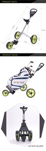 Hot New <b>Golf</b> Trolleys With Ball Wheels Lightly Pull to Join Push Cart for Smooth Driving on Any Terrain A003 <b>Golf</b> Trolley A003 - Product Image 6