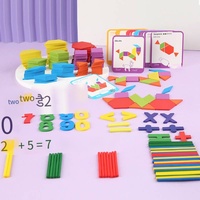 Permainan Puzzle 3D Bentuk Ikan Baru untuk Belajar Mencocokkan Bentuk, Papan Puzzle DIY Montessori, Mainan Edukasi Matematika Sensorik untuk Anak-Anak