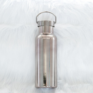 Nouveau lancé 2025 électrolytique Double paroi 500ml bouteilles d'<span class=keywords><strong>eau</strong></span> de sport or argent galvanoplastie 17 oz tasse en métal flacon à vide - Product Image 4