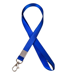 Custom <b>Polyester</b> <b>Lanyard</b> With Metal Clip Durable Personalized ID Badge Holder for Events Schools Offices - Product Image 1