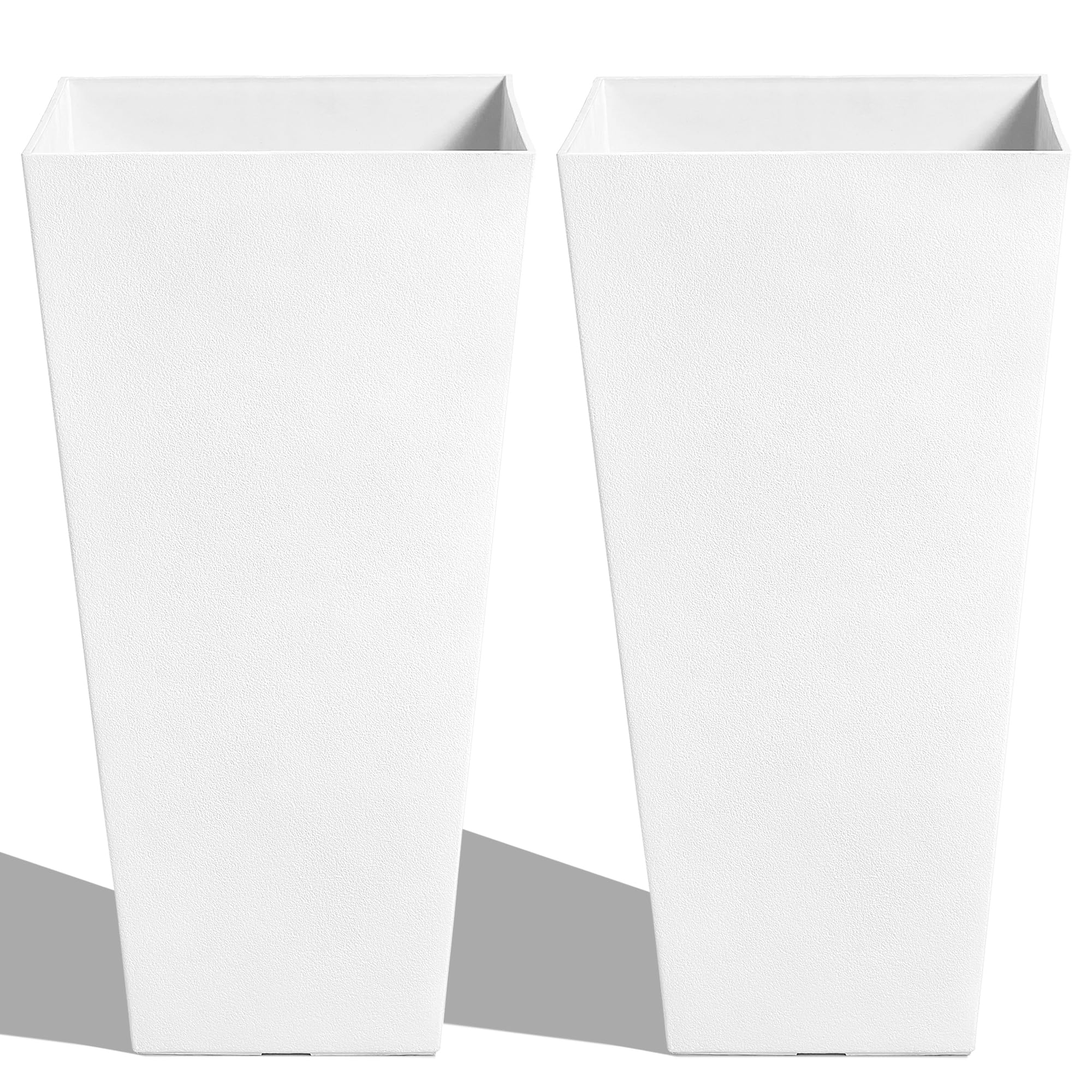 2 pz bianco opaco