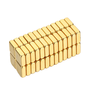 Aimants en néodyme Neocube 5 mm plaqués or N42 5 mm x 5 mm x 5 mm - Product Image 1