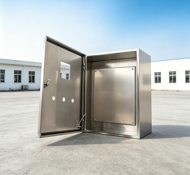 Customizable 304 Stainless Steel Control Cabinet, IP54 Waterproof Electrical Enclosure for Industrial Use