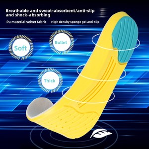 Semelles intérieures en PU pour le sport, épaisses, amortissantes, respirantes, souples et élastiques pour la course à pied et la marche - Product Image 3