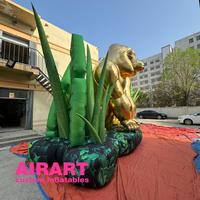 Gorille dans la jungle animaux gonflables art pour la décoration de scène, gorille gonflable pour les idées de file d'attente sauvages