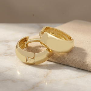 Aros de Oro Modernos al por Mayor, Chapados en Oro de 14K, 18K y 24K, Aros Personalizados de Moda para Mujer, Aros Arracadas - Product Image 6