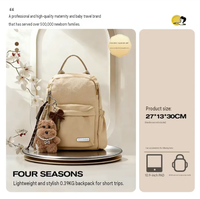 Sac de voyage multifonctionnel pliable grande capacité avec logo personnalisé pour couches et accessoires, en polyester, vente en gros