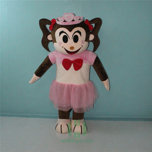 Costume de mascotte de <span class=keywords><strong>roi</strong></span> singe féminin pour la performance de <span class=keywords><strong>location</strong></span> d'entreprise publicitaire - Product Image 4