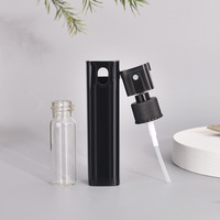 Flacon en plastique élégant de 10 ml, rechargeable, vide, anti-fuite, avec pulvérisateur pour usage cosmétique
