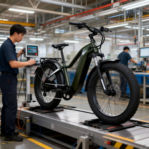 Bicicletta <span class=keywords><strong>Elettrica</strong></span> da Montagna con Pneumatici Fat da 26 Pollici, Motore Posteriore Brushless 48V 500W, Batteria Integrata al Litio 15AH - Product Image 6