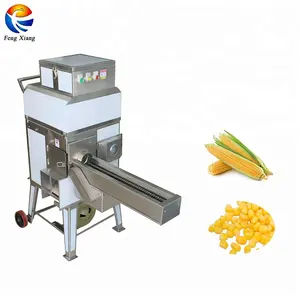Décortiqueuse de maïs Machine à broyer le maïs sucré Processeur de batteuse commerciale de maïs à vendre Maïs