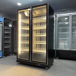 Nhà máy trực tiếp Deluxe dọc tủ đông cho rượu đồ uống Cola nước giải khát mát trực tiếp làm mát không khí nhiệt độ cơ học - Product Image 4