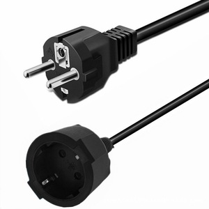 สายต่อพ่วงไฟฟ้าแบบยุโรป หัวต่อ CEE ตัวผู้ IEC ตัวเมีย IP44 16A PVC สำหรับใช้กับเครื่องใช้ไฟฟ้าภายในบ้าน - Product Image 4