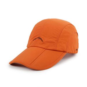Wholesale Custom Embroidery Logo Sports Caps Outdoor UPF40+ Foldable Running <b>Hats</b> Portable Quick Dry <b>Waterproof</b> Baseball Caps - Product Image 5