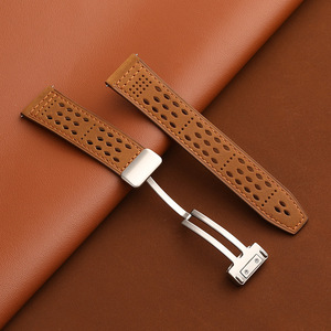 Correa para <span class=keywords><strong>Huawei</strong></span> <span class=keywords><strong>Fit</strong></span> 3/4/4Pro, Correa de Reloj de Cuero Genuino Transpirable de 20 <span class=keywords><strong>mm</strong></span>, 18 <span class=keywords><strong>mm</strong></span>, 22 <span class=keywords><strong>mm</strong></span>, Color Marrón, Azul, Rojo - Product Image 2