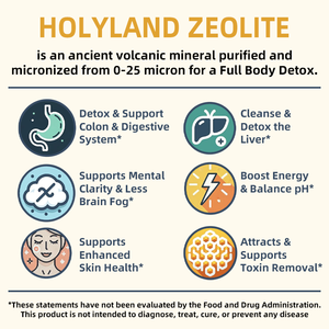 Bağırsak sağlığı için LIFEWORTH Clinoptilolite zeolit detoks toz takviyesi - Product Image 3