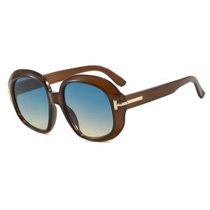 Gafas de Sol Vintage de Diseño de Lujo para <span class=keywords><strong>Mujer</strong></span>, Montura Grande, Elegantes y a la Moda, Marca 2026, Logotipo Personalizado - Product Image 3