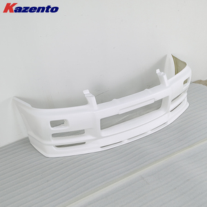 Kits de Carrocería de Parachoques Delantero de Fibra de Vidrio <span class=keywords><strong>URR</strong></span> para Nissan Skyline R34 GTT (2 y 4 Puertas) - Product Image 3