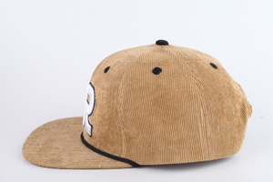 3D thêu 6 Bảng điều chỉnh chất lượng hàng đầu tuyệt vời hoàn thiện vải to sợi mũ thể thao Mũ Snapback vành phẳng - Product Image 3