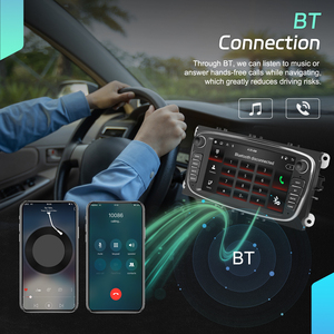 วิทยุติดรถยนต์ระบบแอนดรอยด์ไร้สาย7 ''6 + 128GB Android Car Play Android Auto GPS WiFi FM RDS สำหรับ Ford Focus/S-max/ Mondeo 9 /galaxy/C-MAX - Product Image 4