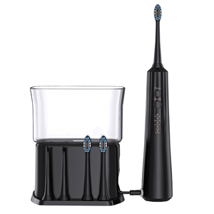 Commercio all'ingrosso nuovo Design 3 In 1 intelligente portatile acustico <span class=keywords><strong>spazzolino</strong></span> <span class=keywords><strong>elettrico</strong></span> <span class=keywords><strong>idropulsore</strong></span> con sostituzione della testina dello <span class=keywords><strong>spazzolino</strong></span> da denti - Product Image 3