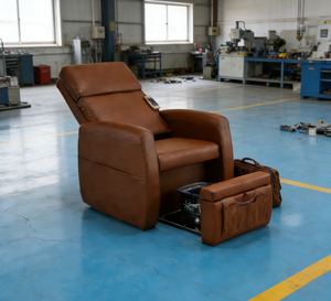Sillón de Pedicura de Piel Sintética de Alta Calidad, Moderno y Lujoso, con Reposapiés Ajustable Manualmente para Spa, Salón de Belleza, Muebles de Salón de Belleza - Product Image 5