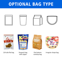 Machine d'emballage entièrement automatique Doypack pour sachets préformés, fruits secs, noix, grains de café