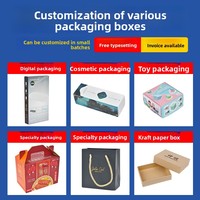 Cajas de Embalaje Reutilizables Personalizadas para Comestibles, Cajas de Cartón Corrugado con Tapa y Base Impresas a Color en Pequeños Lotes, Shenzhen
