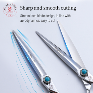 ชุดกรรไกรตัดขนสัตว์เลี้ยงแบบบาง/โค้ง/ตรง5ชิ้นวัสดุ VG10สำหรับสุนัขยอมรับโลโก้ได้ตามต้องการ - Product Image 4