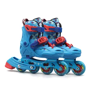 Patins em linha para patins de rolo piscantes de fábrica, patins em linha para patins de 4 rodas, patins profissionais