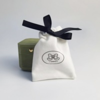 Promotion de stockage Logo personnalisé imprimé cadeau lin bijoux chaussure bio toile tissu tissu coton petit cordon de poussière pochette sac
