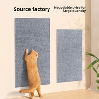 Tapis mural anti-griffures pour chat en tissu non tissé, découpable, auto-adhésif, épaissi, résistant aux déchirures, sans peluches, résistant à l'usure, sans débris, pour l'escalade