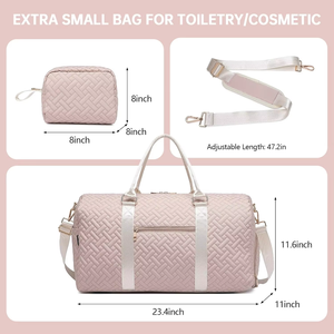 <span class=keywords><strong>Bolsa</strong></span> <span class=keywords><strong>de</strong></span> Viaje <span class=keywords><strong>de</strong></span> Alta Calidad, Regalo para Hermana, Personalizada con Iniciales, con Compartimentos para Zapatos y Maquillaje, <span class=keywords><strong>Bolsa</strong></span> <span class=keywords><strong>de</strong></span> Fin <span class=keywords><strong>de</strong></span> Semana - Product Image 5