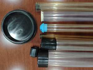 Profissional Duro Transparente Cilindro Tubo De Plástico Transparente Recipiente De Embalagem De Plástico Transparente Tampa Branca Processamento De Corte Personalizado - Product Image 6