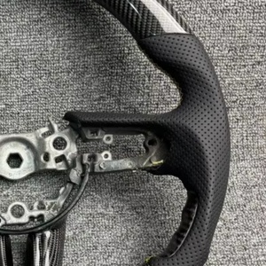 Accesorios Interiores para Automóviles, Volante de Fibra de Carbono para <span class=keywords><strong>MAZDA</strong></span> 3, <span class=keywords><strong>Mazda</strong></span> 6, Axela, Atenza, RX8, <span class=keywords><strong>MX5</strong></span>, CX3, CX8, CX9, CX-4, CX-5, RX-7, CX5 - Product Image 5