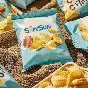 Custom Printed Potato Chip <b>Bags</b> Aluminum Foil Plastic Plantain Chips Packaging <b>Bags</b> Food Banana Snacks Pouches for Potato Chips - Product Image 1