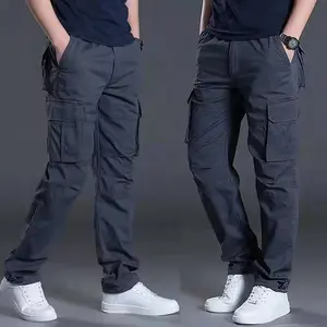 High quality men's cargo pants durable tactical outdoor casual long trousers pants cotton