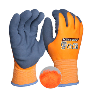 Gants de travail de sécurité MaxiPact CE EN388 imperméables, thermiques, tricotés, sans couture, entièrement enduits de <span class=keywords><strong>latex</strong></span> sablé - Product Image 1