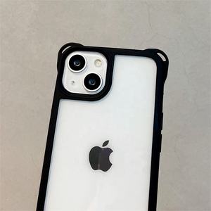 Étui de téléphone avec trou pour cordon à quatre coins pour <span class=keywords><strong>iPhone</strong></span> 16 13 14 15 Pro 12 11 Pro Max, <span class=keywords><strong>coque</strong></span> rigide en PC avec boucles de chaîne inférieure - Product Image 6