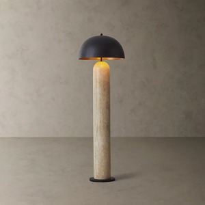 Lampadaire avec base en marbre, source de lumière LED, luminaire pour la maison - Product Image 1