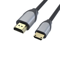 Câble KSIN Mini mâle-mâle avec Ethernet 2160P 3D TV blindé tressé