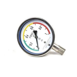 XIAOSHU fabrika fiyat yüksek hassasiyetli tüm paslanmaz çelik 0-10 Bar hava gazı basınç göstergesi ile soket - Product Image 4