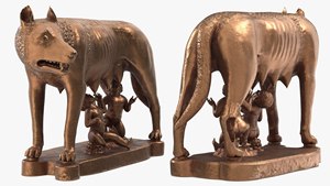 Capitoline Wolf_with Romulus e statua di Remus - Product Image 2