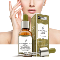 Sérum Visage Liquide OEM Végétalien Bio aux Herbes, Éclaircissant, au Collagène, Niacinamide, Vitamine C, Glycérine et Acide Hyaluronique pour