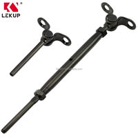 Kit de quincaillerie pour garde-corps en câble en acier inoxydable T316, comprenant un tendeur à levier réglable de 1/8 po et un embout pour poteau en bois